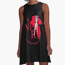 Nerv- Eva Evangelion A-Line Dress