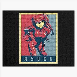 Evangelion - Asuka Anime Tshirt Jigsaw Puzzle