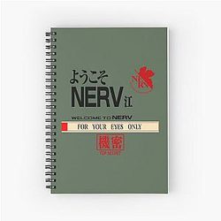 Rebuild of Evangelion NERV For your eyes only TOP SECRET Spiral Notebook