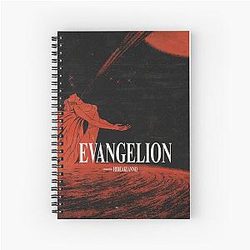 Neon Genesis Evangelion Movie Poster Spiral Notebook