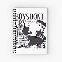 Neon Genesis Evangelion Boys Don't Cry Evangelion Spiral Notebook