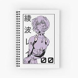 Rei Ayanami Evangelion Manga Perfect Gift Spiral Notebook