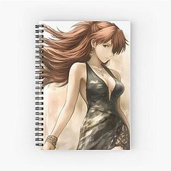 Asuka Langley Evangelion Spiral Notebook