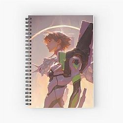 Evangelion Unit 01 Neon Genesis Evangelion Anime Mecha Spiral Notebook