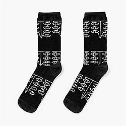 Neon Genesis Evangelion- Seele Glitch Socks