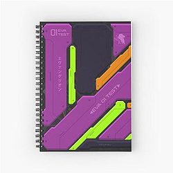 Evangelion Eva Unit 01 Panel Spiral Notebook