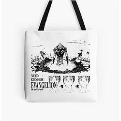 Neon Genesis Evangelion BIRTH OF NERV V2 All Over Print Tote Bag