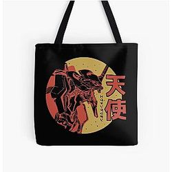 Neon Genesis Evangelion Retro Vintage Tote Bag