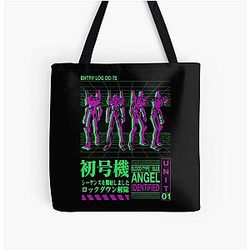 Neon Genesis Evangelion Retro Vintage Tote Bag