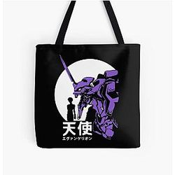 Neon Genesis Evangelion Vintage All Print Tote Bag