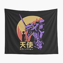 Neon Genesis Evangelion Vintage Tapestry
