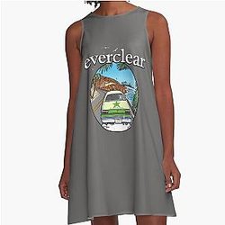 Everclear Charcoal A-Line Dress