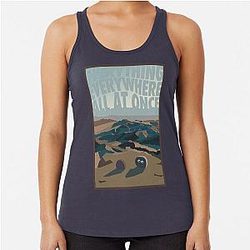 Everything Everywhere All Once Racerback Tank Top