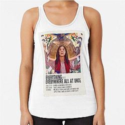 Everything Everywhere All Once Racerback Tank Top