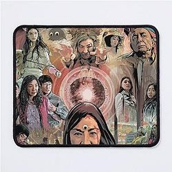 Everything Everywhere All Once Fan Mouse Pad