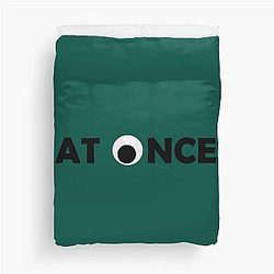 Everything Everywhere All at Once Rock Duvet Cover