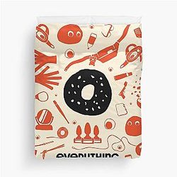 All icon everything at once Duvet Cover
