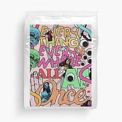 Mens Everything Everywhere At Once Design Poster Gift For Movie Fan Duvet Cover