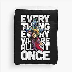 People Call Me Lucky Gift Everything Everywhere Once Cool Duvet Cover