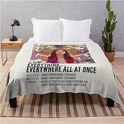 Everything Everywhere All Once at a Time Throw Blanket