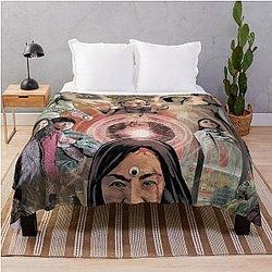 Everything Everywhere All Once Fan Poster Throw Blanket