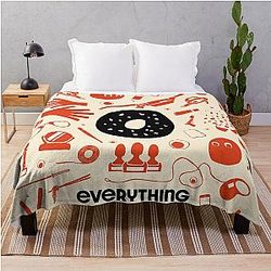 All icon everything everywhere at once Throw Blanket