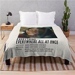 Everything Everywhere All Once Throw Blanket