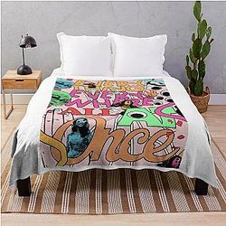Mens Everything Everywhere at Once Design Poster Gifts Throw Blanket