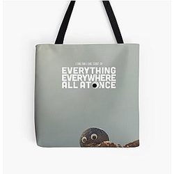 Everything Everywhere All at Once Poster All Over Tote Bag