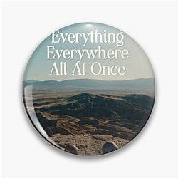 Everything Everywhere All Once Movie Poster Pin