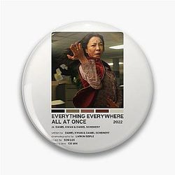 Everything Everywhere All Once Movie Poster Pin