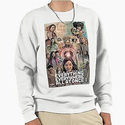 Everything Everywhere All Once Fan Poster Pullover Sweatshirt