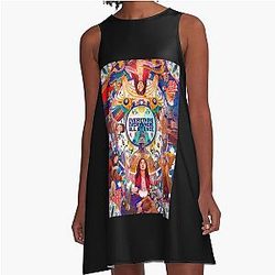 Everything Everywhere All Once Graphic A-Line Dress