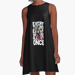 People Call Me Lucky Gift A-Line Dress