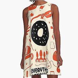 All icon A-Line Dress
