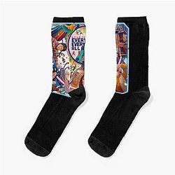 Mens Funny Everything Everywhere All At Once Gift Socks