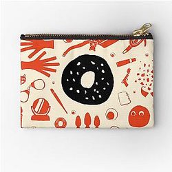 All icons everywhere Zipper Pouch