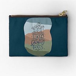Everything Everywhere All Once I'd Liked Doing Laundry with you movie quote art illustration Pouch