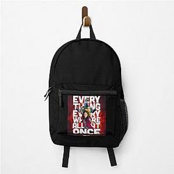 Vintage Everything Everywhere All Once Trending Gifts Music Fan Backpack