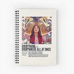 Everything Everywhere All Once Spiral Notebook