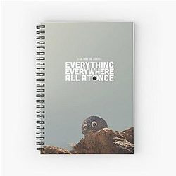 Everything Everywhere All at Once Poster Spiral Notebook