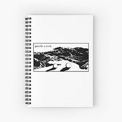 Everything Everywhere at Once Be a Rock Spiral Notebook
