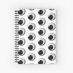 Everything Everywhere All Once Eye Spiral Notebook