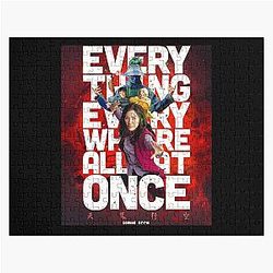Vintage Photo Everywhere All At Once Trending Gifts Music Jigsaw Puzzle