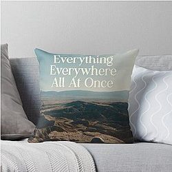 Everything Everywhere All Once Movie Poster Throw Pillow