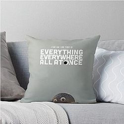 Everything Everywhere All at Once Poster Throw Pillow