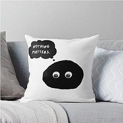 Everything Everywhere All Once NOTHING MATTER Throw Pillow