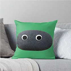 Everything Everywhere All Once Rock Throw Pillow