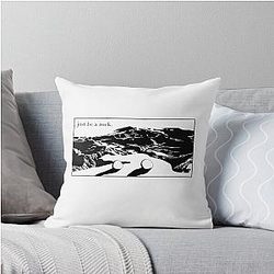 Everything Everywhere All Once Be a Rock Throw Pillow