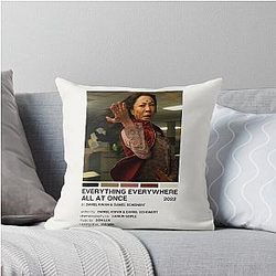 Everything Everywhere and Movie Poster Throw Pillow